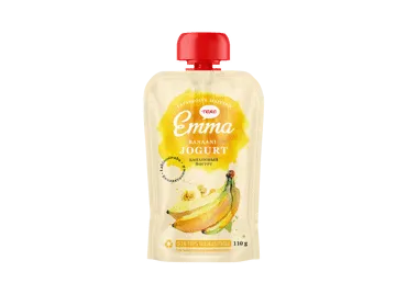 48H Jogurts EMMA, banānu, bez laktozes, 110g