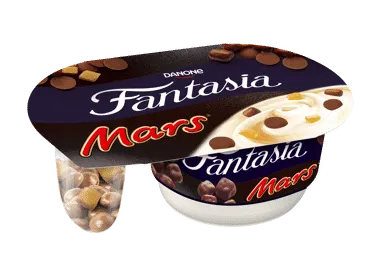 Jogurts Fantasia krēmveida ar Mars dražejām 104g