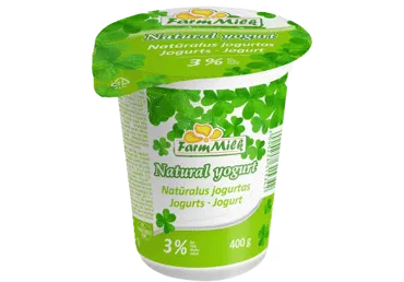 Jogurts FARM MILK 3% 400g