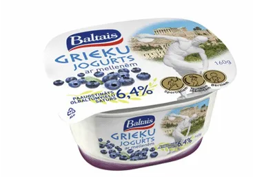 Grieķu jogurts ar mellenēm, 6,4% olbaltumvielas, 160g