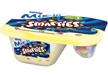 Jogurts SMARTIES ar šokolādes dražejām 120g