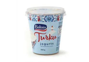Baltais Turku jogurts bez piedevām, 300g