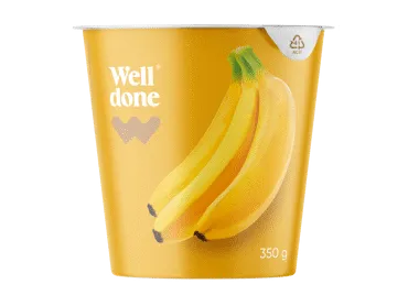 Jogurts WELL DONE banānu 5,1% 350g
