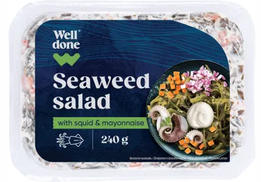 Jūras kāposti ar kalmāru un majonēzi WELL DONE 240g