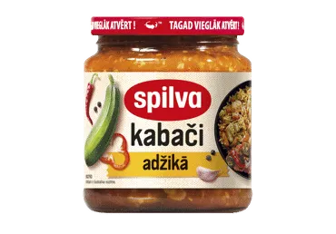 Kabači adžikā 580g (560g), Spilva