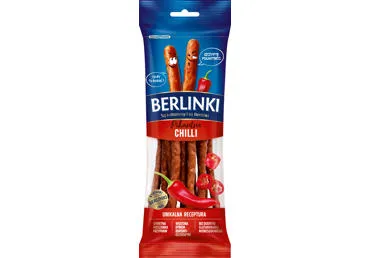 Kabanos desiņas BERLINKI čilli 85g