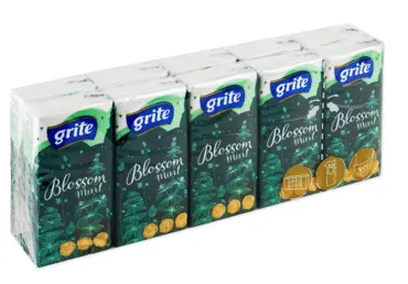 Kabatlak.GRITE Blossom Mint 3k.10x10gab.