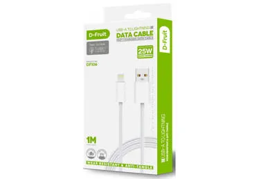 Kabelis D-FRUIT Type A - Lightning 1m