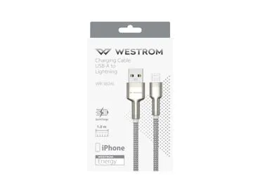 Kabelis USB-A uz Lightning  WESTROM 1m