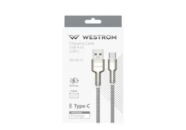 Kabelis USB-A uz Type-C WESTROM 1m