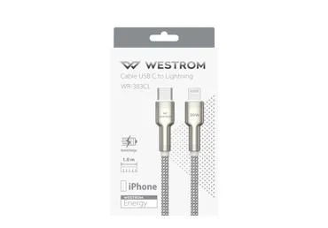 Kabelis USB-C uz Lightning WESTROM 1m