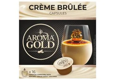 Kafijas kapsulas AROMA GOLD Creme Brulee 16x16g