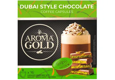 Kafijas kapsulas AROMA GOLD Dubai Style 16x16g