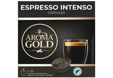 Kafijas kapsulas  AROMA GOLD Espresso 16x8g