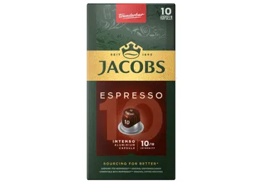 Kafijas kapsulas JACOBS Espresso Intenso 10x5,2g