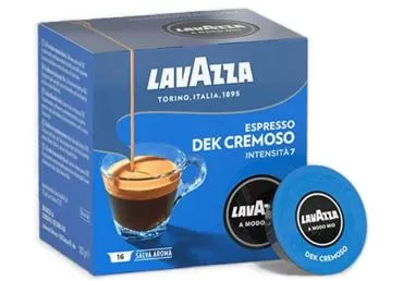 Kafijas kapsulas  LAVAZZA A Modo Mio Dek Cremoso 16x7,5g