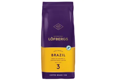 Kafijas pupiņas LÖFBERGS Brazil 1kg