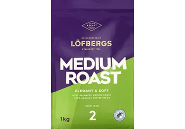 Kafijas pupiņas LOFBERGS Medium Roast 1kg
