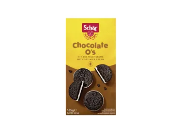 Kakao cepumi ar piena krēmu SCHAR bez glutēna 165g