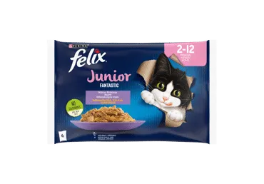 Kaķu konservi Felix Junior vista 4x85g