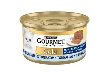 Kaķu konservi GOURMET GOLD pastēte ar tunci 85g