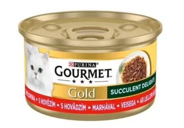 Kaķu konservi GOURMET GOLD Succulent Delight liellops 85g