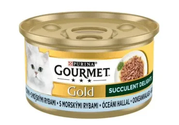 Kaķu konservi GOURM.GOLD Succulent Delight lasis 85g