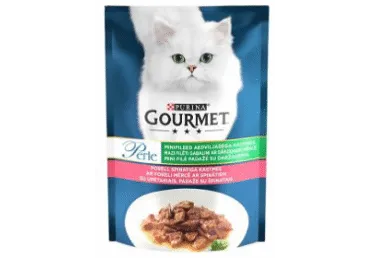 Kaķu kons.GOURM.. PERLE forele 85g mais