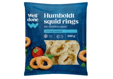 Kalmāra gredzeni mīklā WELL DONE 500g