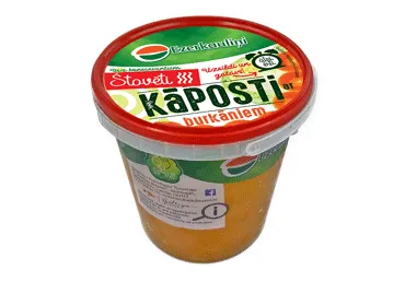 Štovēti kāposti ar burkāniem 750g