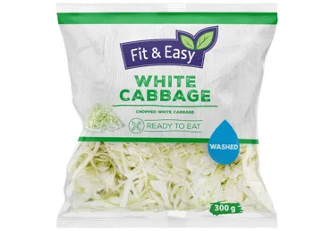 Baltais kāposts Fit&Easy sagriezts 300g