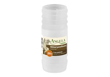 Kapu svece balta plastm.BOLSIUS deg 50h