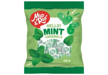 Karamele MIO&RIO piparmētu 120g