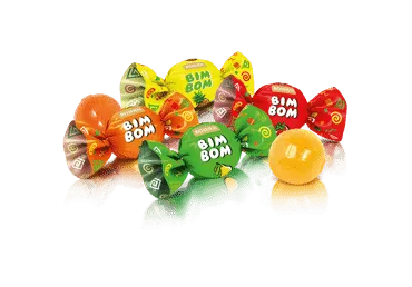 Karameles Bim Bom ar augļu garšu ROSHEN sver.