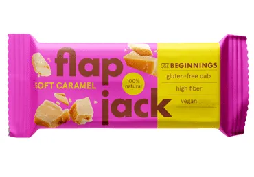 Batoniņš The Beginnings FlapJack Karameļu, 60g
