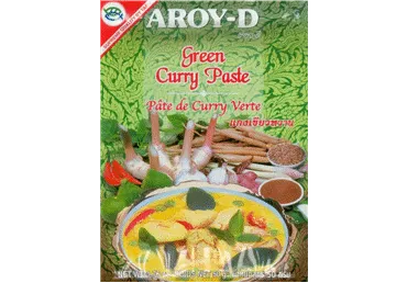 Karija pasta AROY-D zaļā 50g