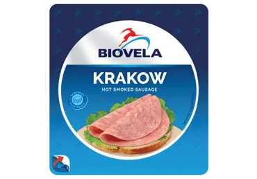Karsti kūpināta desa Krakow BIOVELA 180g