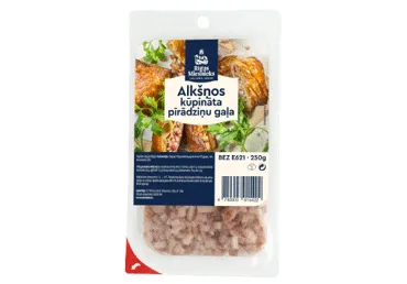 Karsti kūpināta Pīrādziņu gaļa kubiņos RM 250g