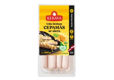 Karsti kūpinātas desiņas ar sieru ĶEKAVA 400g