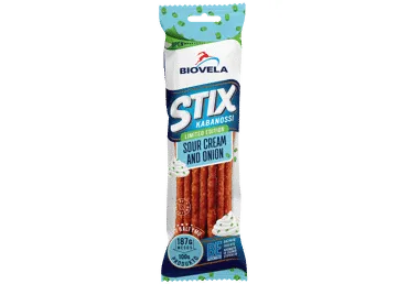 Karsti kūpinātas kabanos desiņas BIOVELA krējuma un sīpolu 100g