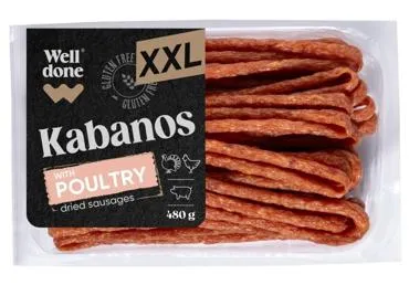 Karsti kūpinātas kabanos desiņas XXL WELL DONE 480g