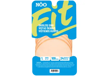 Karsti kūpināts cāļa šķiņķis Fit NOO 90g