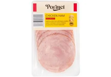 Karsti kūpināts vistas šķiņķis PORMET 100g