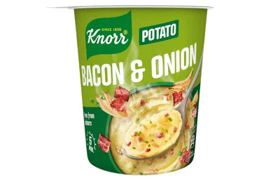 Kartupeļu biezenis KNORR ar bekonu un sīpoliem 51g