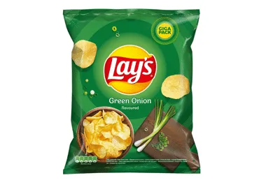 Kartupeļu čipsi LAY'S ar zaļo lociņu garšu 250g