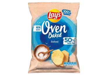 Kartupeļu čipsi LAY'S Oven ar sāls garšu 110g