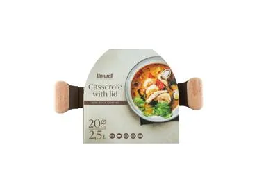 Kastrolis ar vāku UNIWELL 2,5L