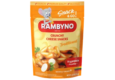 Kausēta siera uzkoda ŽEMAITIJOS Rambyno, kūpin., 45%, 75 g