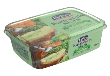 Kausētais siers BALTAIS ar bazilika pesto mērci 180g