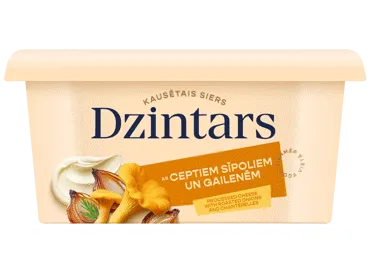 Kausētais siers DZINTARS ceptu sīpolu-gaileņu 200g